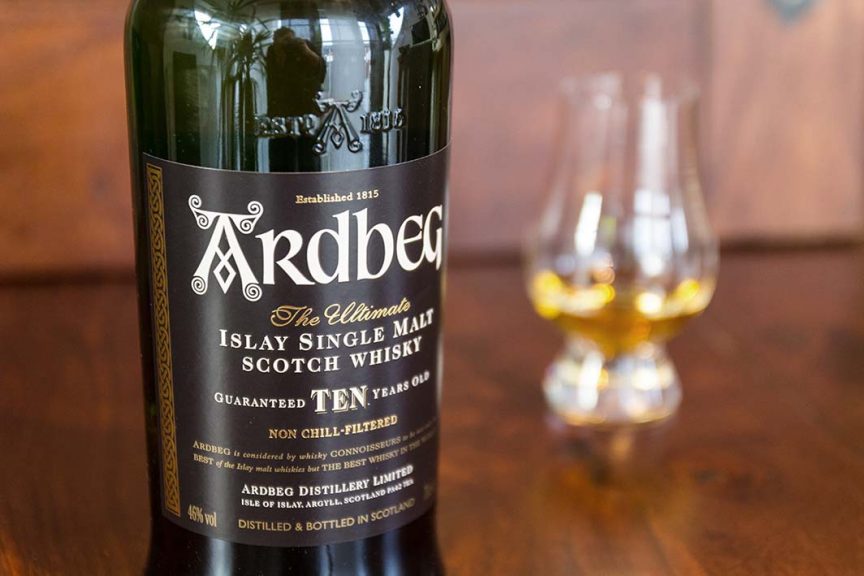 Flasche: Ardbeg TEN (10 Jahre)