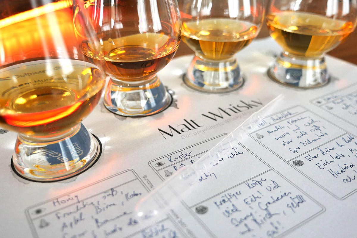 Helfer für dein nächstes Whiskytasting