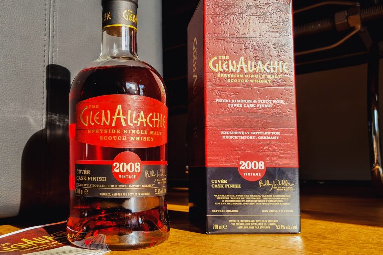 GlenAllachie 2008-2020 PX & Pinot Noir Cuvee Flasche